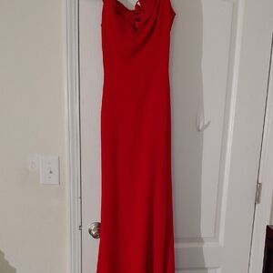 B Darlin Vibrant Red Maxi Dress